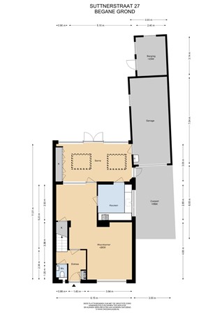 Floorplan - Suttnerstraat 27, 6171 NM Stein